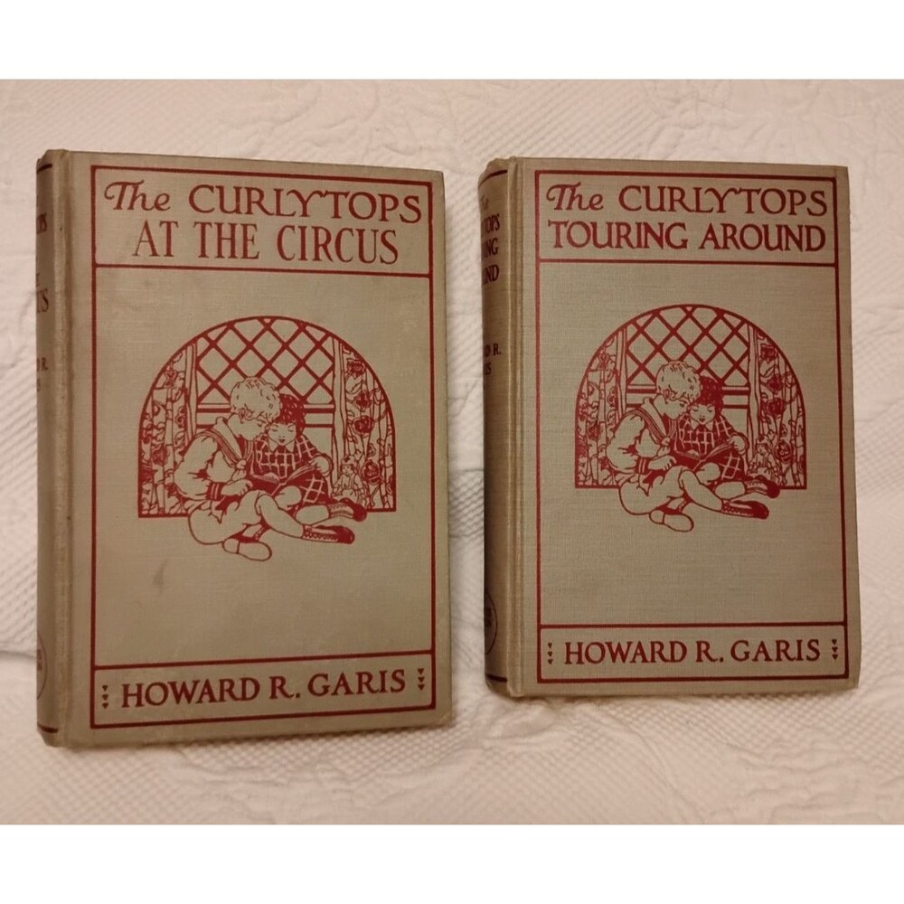 The Curly Tops Touring Around & At The Circus 1925  & 1932 Vintage Books